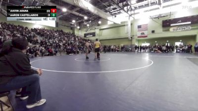 285 lbs Cons. Semi - Aaron Castellanos, EAGLE ROCK vs Justin Arana, SAN FERNANDO