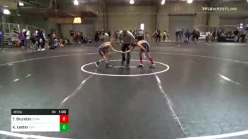 80 lbs Consolation - Tanner Brumble, Cowa vs Kyler Lester, Lions Wrestling Academy