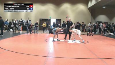 120 lbs Champ. Rd Of 16 - Logan Forgatch, Scorpions vs Will Soto, KD Training Center