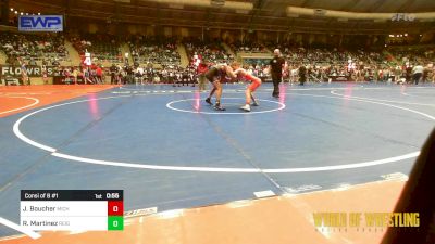 108 lbs Consi Of 8 #1 - Jaxson Boucher, Michigan Premier Wrestling Club vs Raiden Martinez, Reign