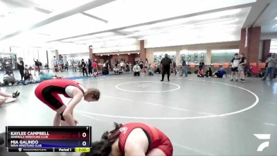 112 lbs Round 5 - Kaylee Campbell, Generals Wrestling Club vs Mia Galindo, NOVA Wrestling Club