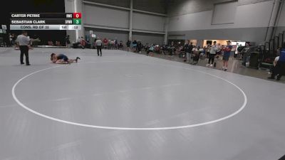 106 lbs Cons. Rd Of 32 - Sebastian Clark, 3F Wrestling vs Carter Petrie, Reddot Wrestling Club
