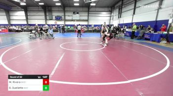 100 lbs Round Of 32 - Miguel Rivera, Brockton vs Brady Ouellette, Smittys Barn