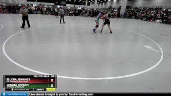 170 lbs Champ. Round 1 - Brooke Hansen, Aviators Wrestling vs Ellysia Jennings, Ground Zero Wrestling