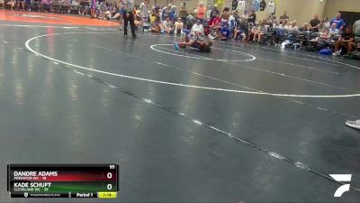 95 lbs Champ Round 1 (16 Team) - Kade Schuft, Cleveland WC vs Dandre Adams, Predator WC