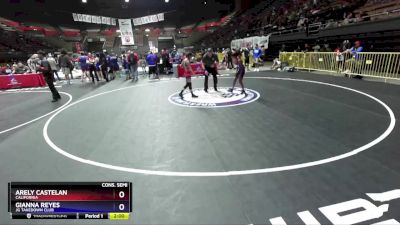 85 lbs Cons. Semi - Arely Castelan, California vs Gianna Reyes, JG Takedown Club