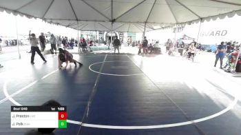 116 lbs Final - Jayden Preston, Live Training vs Ja'Marcus Polk, Chain Gang