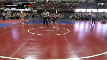 109 lbs Champ. Round 2 - Alberto Verdin, Hettinger vs Brody Gohde, Summit Wrestling Club
