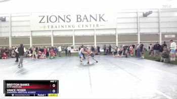 126 lbs Quarterfinal - Vance Moser, Sanderson Wrestling Academy vs Breyton Banks, Elite Wrestling