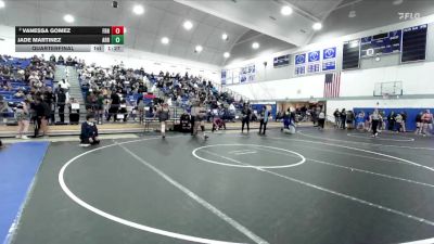 190 lbs Quarterfinal - Jade Martinez, Arroyo vs Vanessa Gomez, Franklin