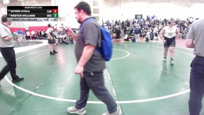 285 lbs Round Of 16 - Trevor Cash, Daniel Hand vs Joe Shostak, New London