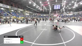 123 lbs Quarterfinal - Ayden Kuebler, GI Grapplers vs Joshua Ternes, Hazen WC