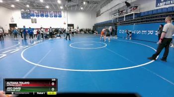 235 lbs 3rd Place Match - Autiana Tolayo, Natrona County vs Joci Davis, Cheyenne East