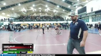120 lbs Quarterfinal - Xyler Coleman, Meridian vs Moses Kelley, Nampa West