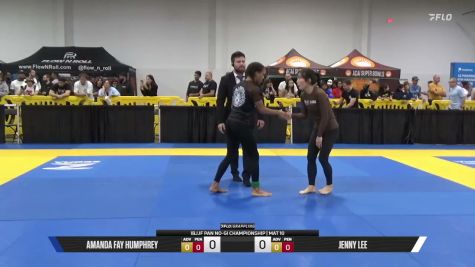 Jenny Lee vs Amanda Fay Humphrey 2026 Pan IBJJF Jiu-Jitsu No-Gi Championship
