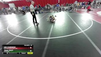 87 lbs Champ. Round 2 - Trigg Riley, Wisconsin vs Jax Czarneski, Denmark Wrestling Club