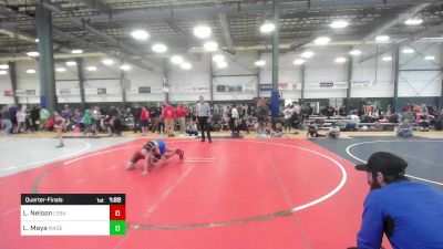 86 lbs Quarterfinal - Liam Nelson, Lebanon Mat Club vs Liam Maya, Madera WC