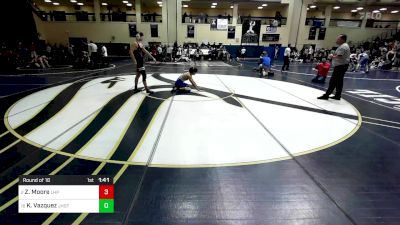 152 lbs Round Of 16 - Zeno Moore, Lake Highland Prep vs Kawayran Vazquez, Jesuit High School - Tampa