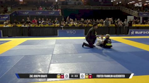 FOSTER FRANKLIN ALKEKOSTER vs Zac Joseph Shaffi 2026 Pan Kids Jiu-Jitsu IBJJF Championship