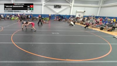 150 lbs Champ. Round 1 - Jin Davis, Unattached vs William Emendorfer, Unattached
