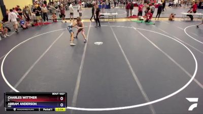 132 lbs Cons. Round 3 - Charles Wittmer, IL vs Abram Anderson, MN