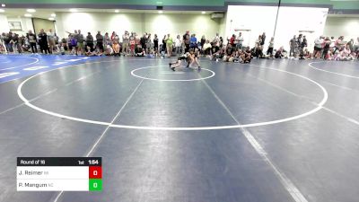 55 lbs Round Of 16 - John Reimer, WI vs Parker Mangum, NC