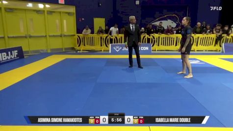 Isabella Marie Double vs Asimina Simone Hamakiotes 2025 Pan IBJJF Jiu-Jitsu No-Gi Championship