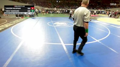 5A Boys 138 lbs Quarterfinal - Nico Yazzolino, Canby Boys vs Holton Halstead, Thurston Boys