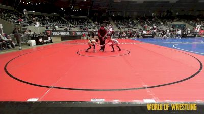 66 lbs 5th Place - Paisley Grinder, Southern Maryland Wrestling Club vs Stella McCarther, Prodigy Elite Wrestling