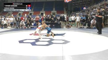 100 lbs Cons. Semis - Ryker Leonard, Ohio vs Logan Raske, Tennessee