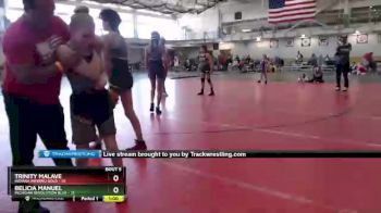 112 lbs Round 3 (4 Team) - Trinity Malave, Indiana INFERNO GOLD vs Belicia Manuel, Michigan Revolution Blue