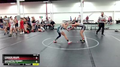 96 lbs Round 5 (6 Team) - Samantha Massey, Revolution Elite vs Connor Bruer, Mat Warriors White