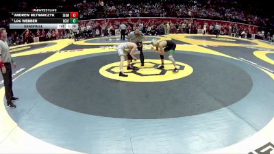 D1-106 lbs Semifinal - Loc Webber, Dub. Coffman vs Andrew Mlynarczyk, St. Edward