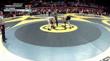 D1-106 lbs Semifinal - Loc Webber, Dub. Coffman vs Andrew Mlynarczyk, St. Edward