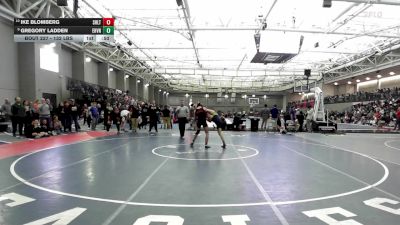 132 lbs Consi Of 16 #2 - Ike Blomberg, Shelton vs Gregory Ladden, East Haven