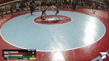 105 lbs Cons. Round 3 - Riley Stenkamp, Oregon vs Grace Loutzenhiser, Alaska