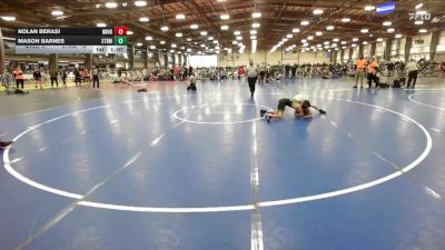 84 lbs Round 5 (4pm Saturday) - Mason Barnes, Terps Xtreme vs Nolan Berasi, Minion Black