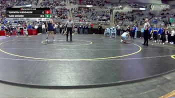 132 lbs Quarterfinal - Sam Mosier, Delta vs Quentin Kjendalen, Lakeland