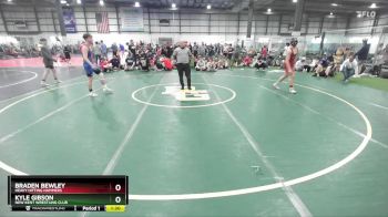 126 lbs Champ. Round 2 - Kyle Gibson, New Kent Wrestling Club vs Braden Bewley, Heavy Hitting Hammers