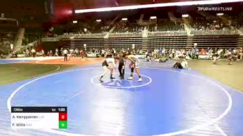 138 lbs Round Of 16 - Asher Kemppainen, Flathead Valley WC vs Felippe Willis, Patriot Wrestling