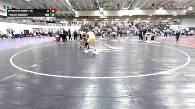 184 lbs Quarterfinal - Navarro Nanpuya, Georgetown (KY) vs Cade Gubler, Montana State-Northern
