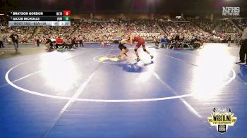 B3A-138 lbs Cons. Round 1 - Brayson Gordon, Watonga vs Jacob Nicholls, Verdigris