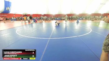 126 lbs Quarters & Wb (16 Team) - Jaxon Bogacz, Lena/Bonduel vs Lucas Christiansen, Iowa Grant/Highland