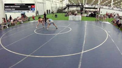 95 lbs Kenly Muzykoski, Ohio Blue vs Kendra Ege, Illinois