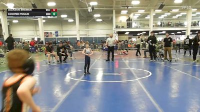 52 lbs Quarterfinal - Jackson Brewer, West Hartford vs Cooper Poulin, Maine Hammahs