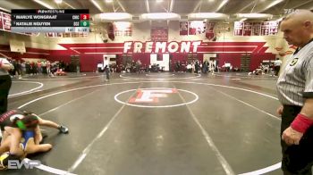 100 lbs 1st Place Match - Marlye Wongraat, Chico vs Natalie Nguyen, Santa Clara Senior