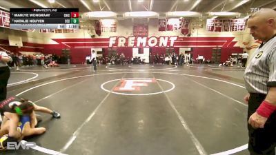 100 lbs 1st Place Match - Marlye Wongraat, Chico vs Natalie Nguyen, Santa Clara Senior