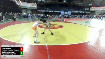 70 lbs Champ. Rd Of 16 - Troy Blevins, Punisher Wrestling Company vs Ahdel Albermany, Puyallup Wrestling Club