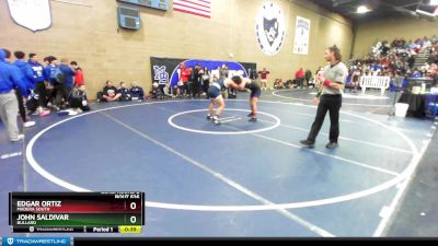 160 lbs Cons. Round 2 - Edgar Ortiz, Madera South vs John Saldivar, Bullard