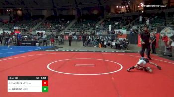 52 lbs Semifinal - Jared Haddock Jr, Team Delaware vs Carter Williams, Nebraska Boyz